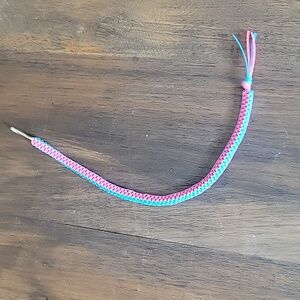 Gimp Boondoggle Rexlace Box Square Stitch Zipper Pull Keychain